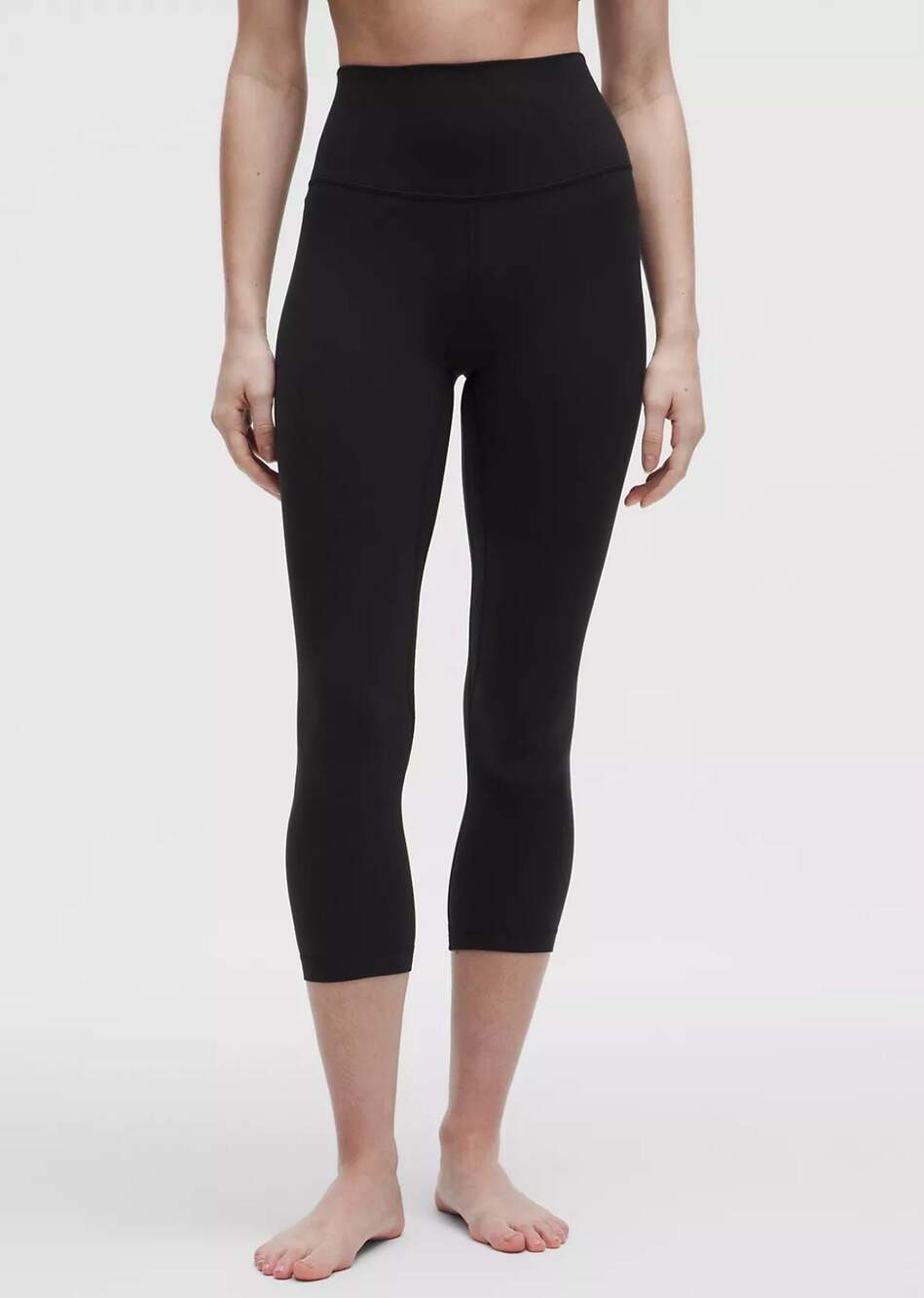 Lululemon Athletica Women's High-Rise Black Cropped Leggings